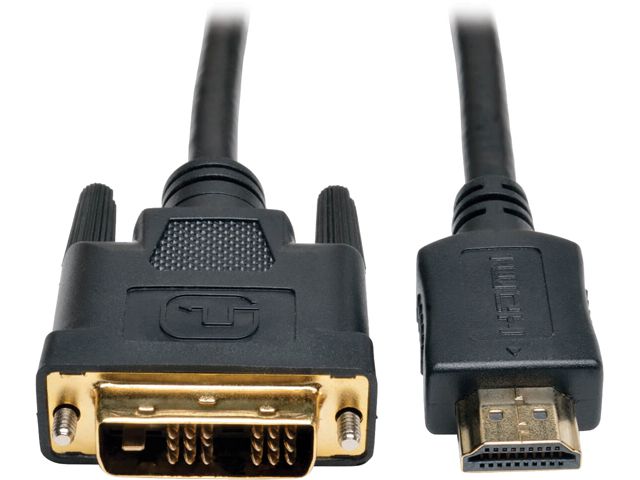 Tripp Lite HDMI to DVI Cable, Digital Monitor Adapter Cable (HDMI to DVI-D M/M), 1080P, 6-ft. (P566-006)