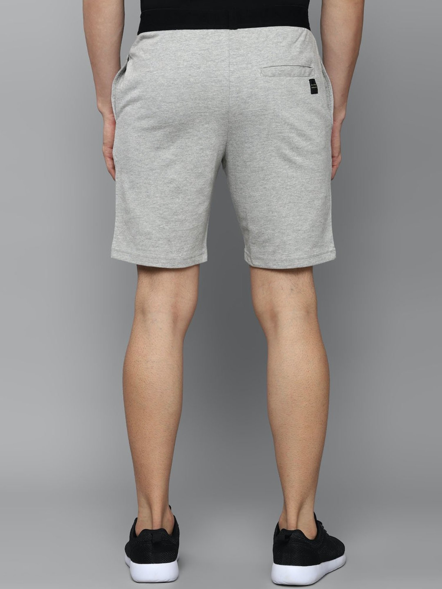 Tribe by Allen Solly Grey  Slim Fit Shorts
