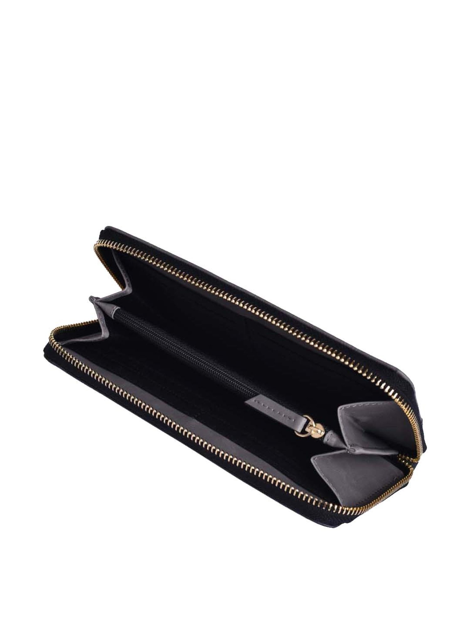 BELWABA Grey Printed Zip Around Wallet for Women