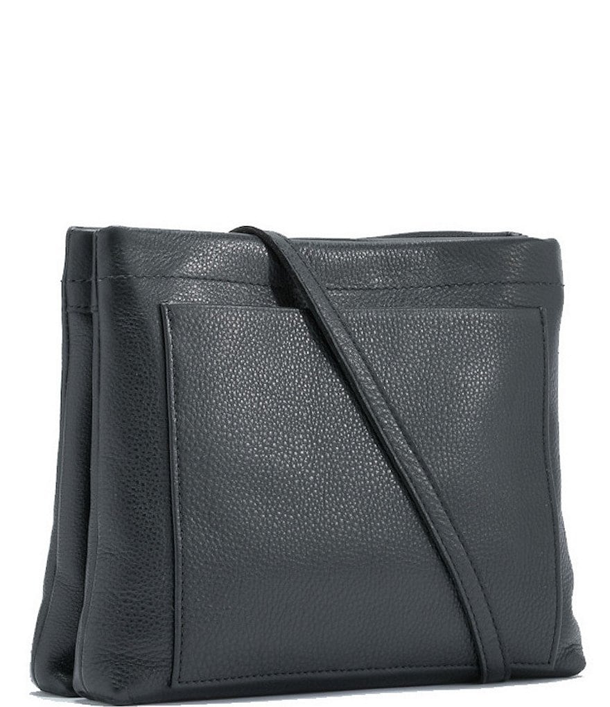 Hammitt Duke Triple Compartment Pebble Leather Crossbody Bag