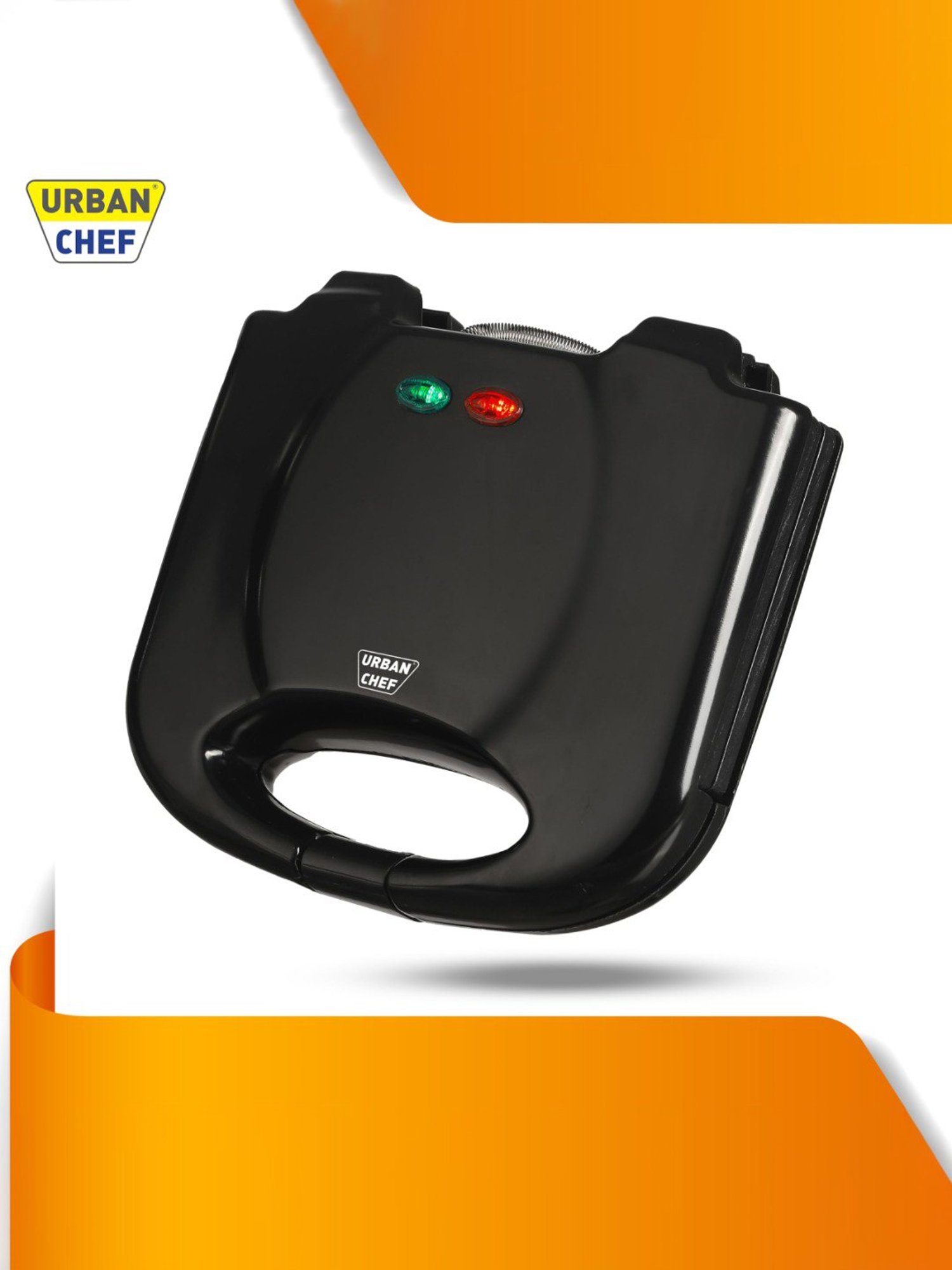 Borosil Sandwich Maker 700W Non Stick Coating (Black)