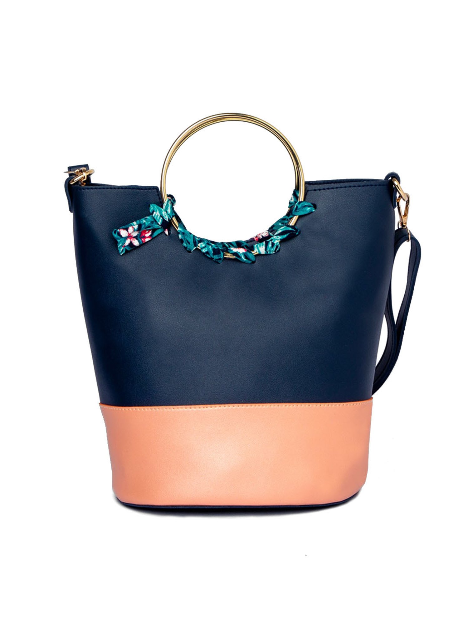 Modern Myth Blue Medium Bucket Handbag