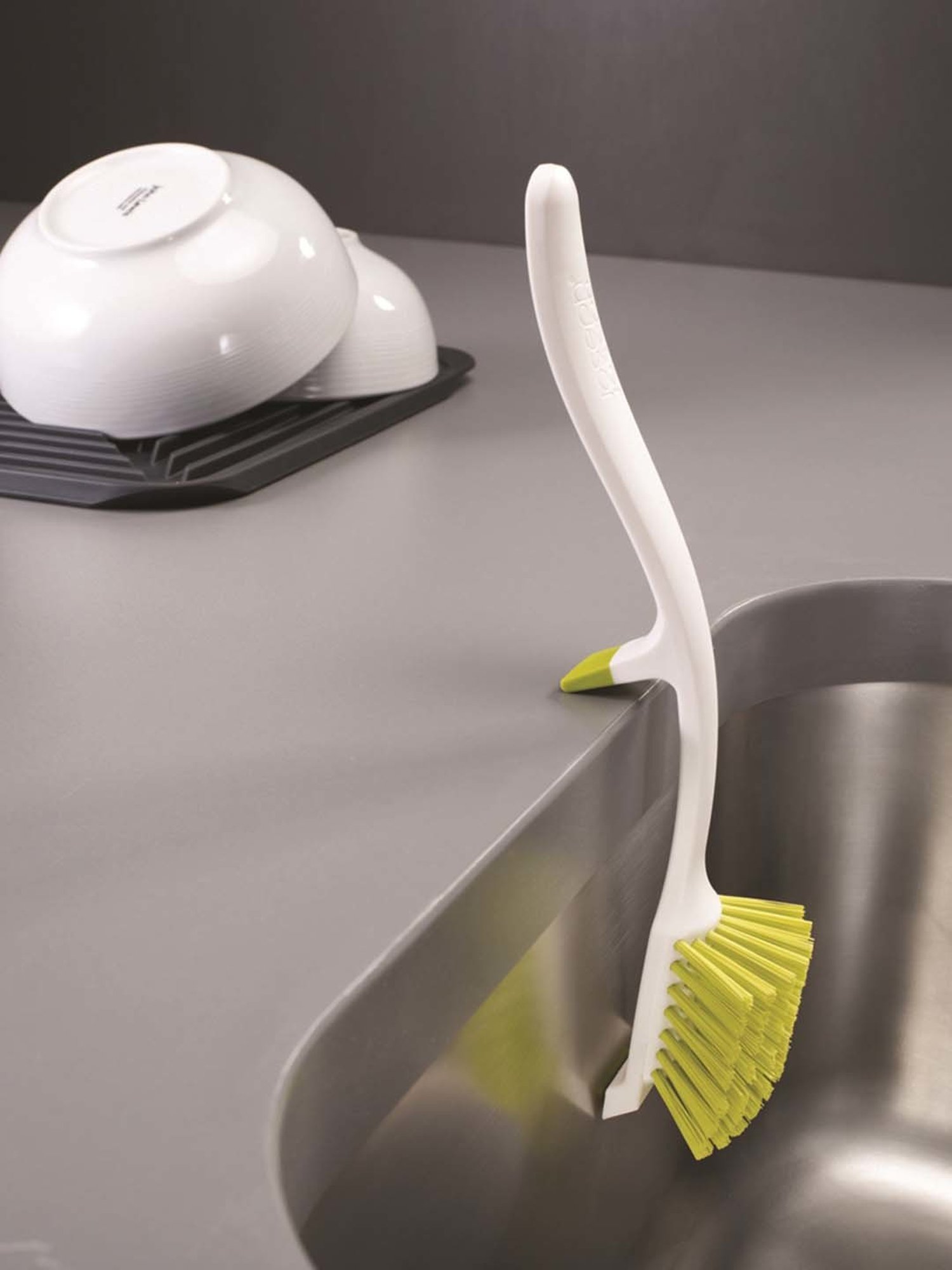 Joseph Joseph Green Plastic Edge Dish Brush - Set of 1