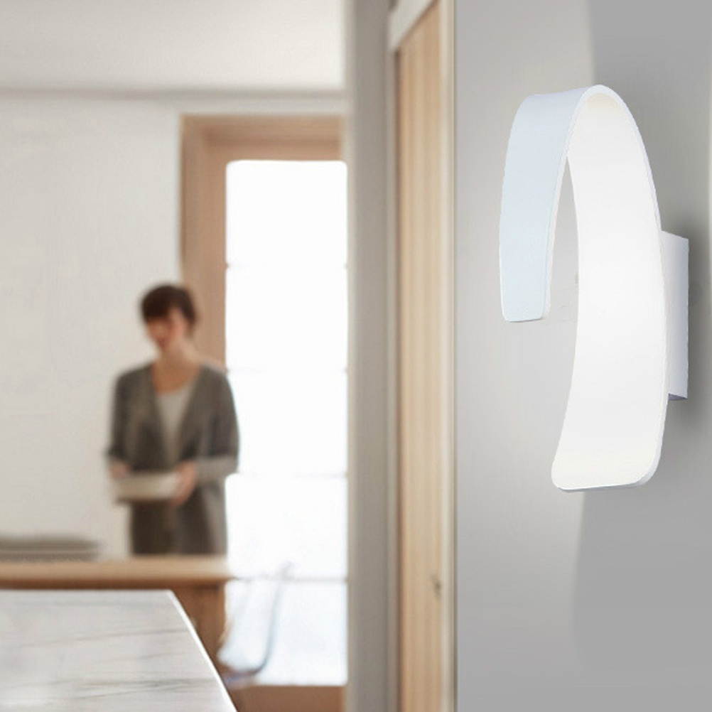 3W Creative LED Wall Lights Modern Concise Mount Light Bedroom Sconces Lighting Wall Lamp(Warm White)