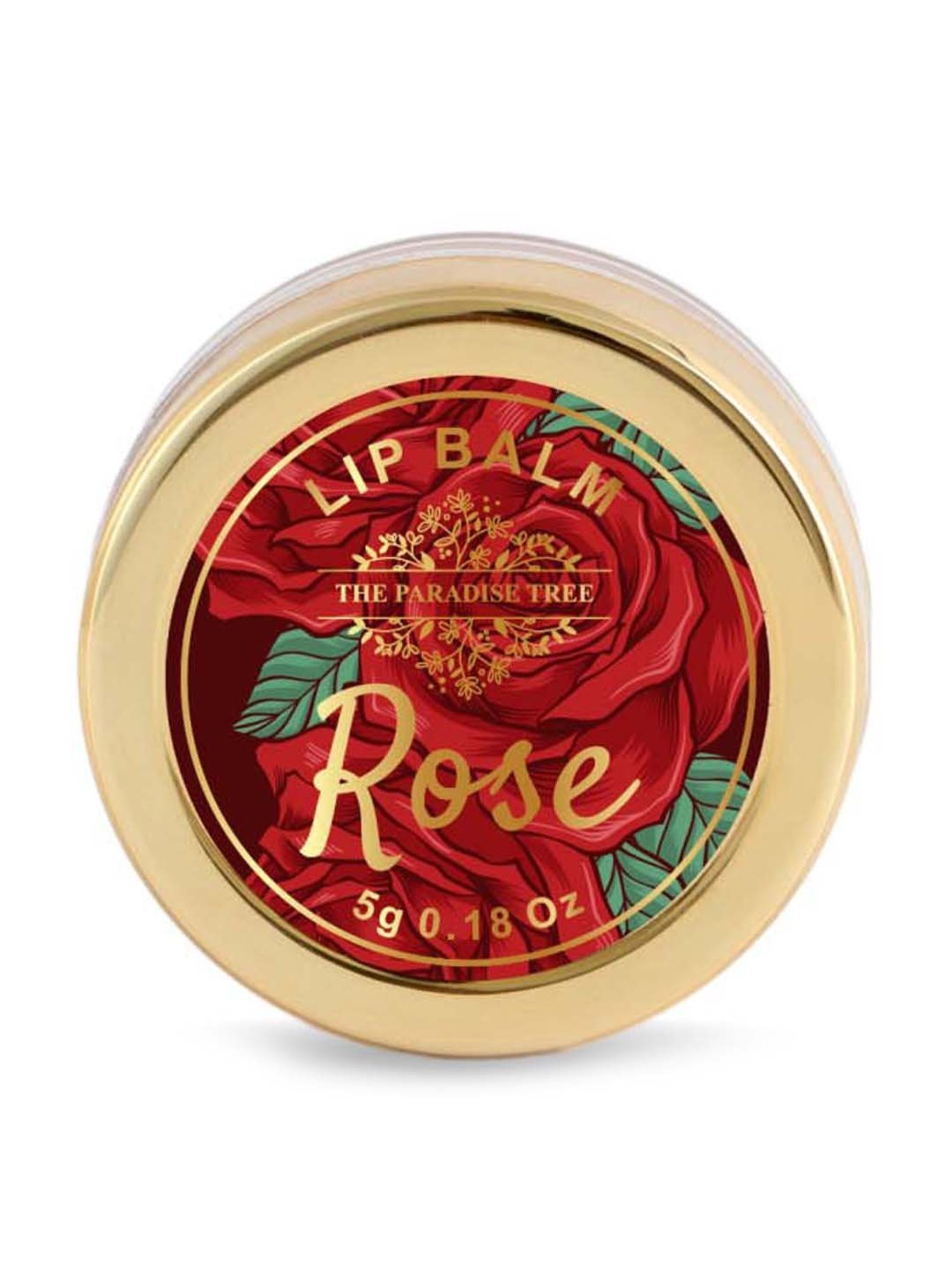 The Paradise Tree Rose petals Lip Balm - 5 gm