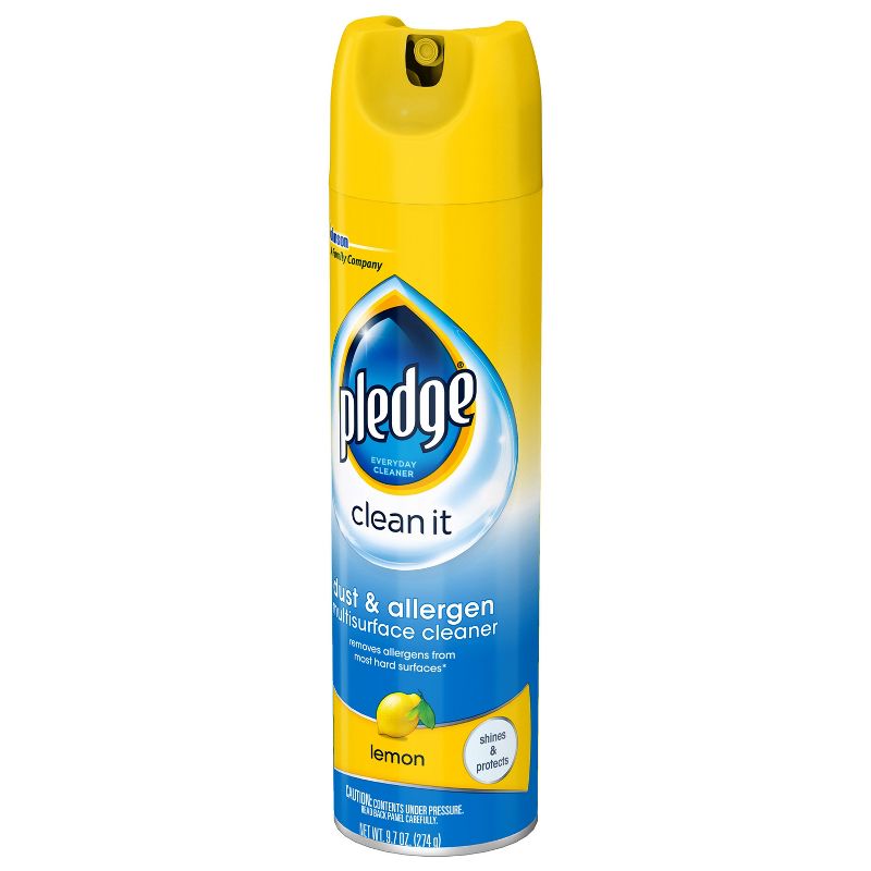 Pledge Dust & Allergen Lemon Multisurface Cleaner - 9.7oz