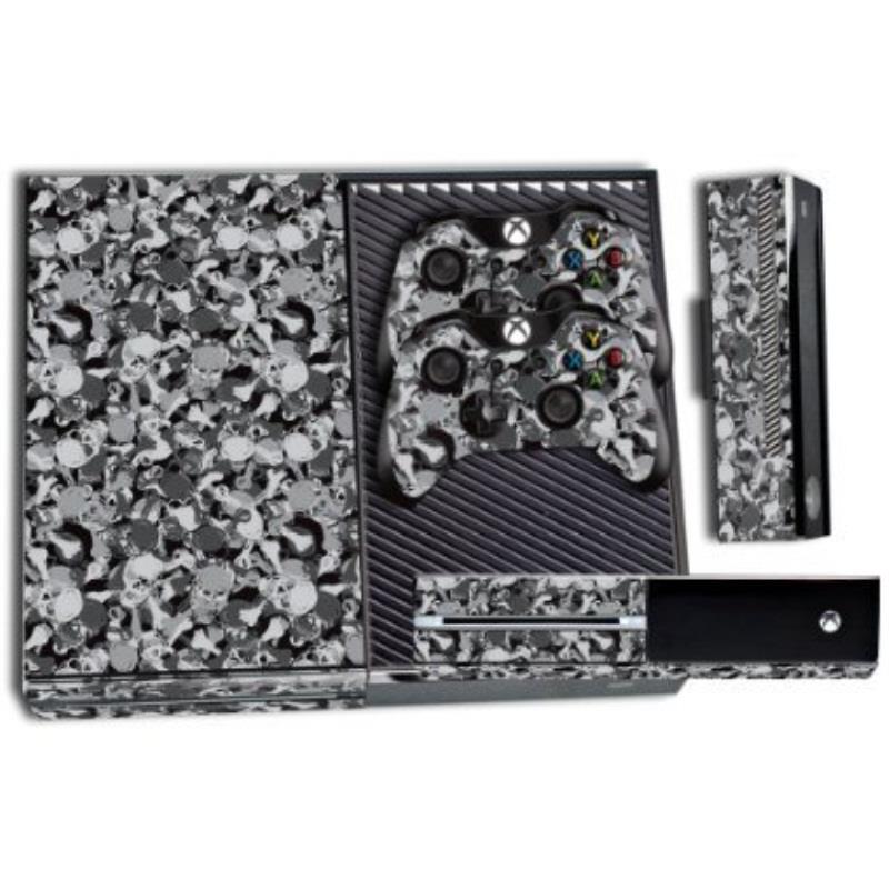 Microsoft Xbox ONE  Console Skin plus 2 Controller Skins - Skull Camo