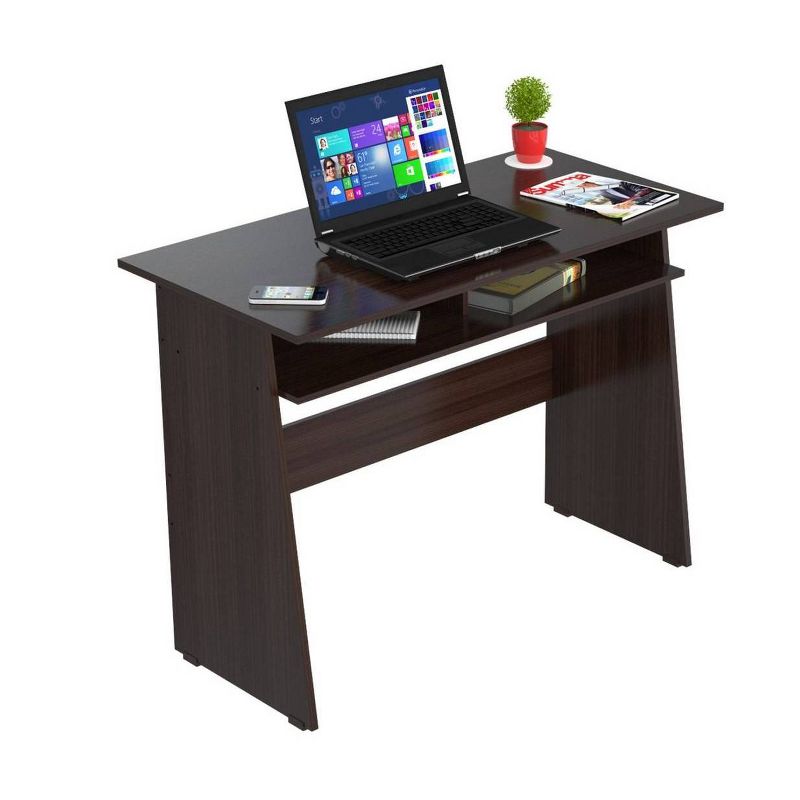 Writing Desk with Storage Area Espresso - Inval