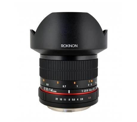 Rokinon 14mm f/2.8 IF ED UMC Manual Focus Lens with AE Chip for Canon EF Camera
