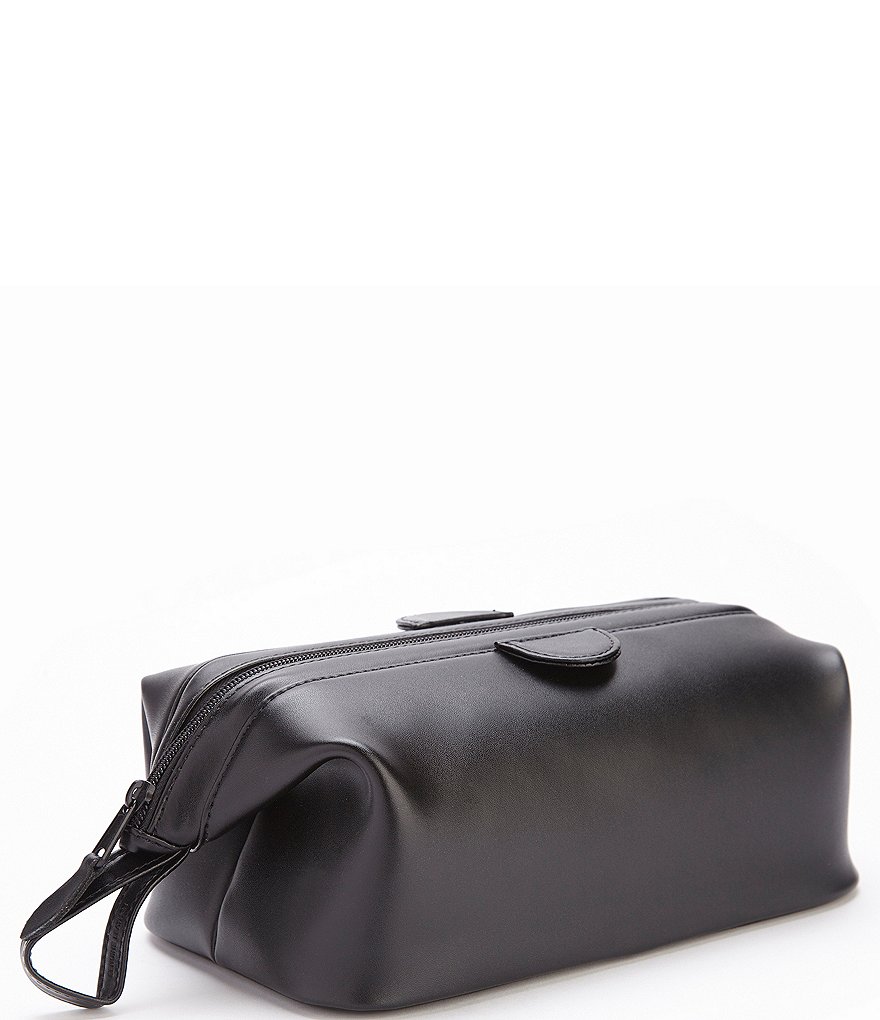 ROYCE New York Leather Deluxe Toiletry Bag