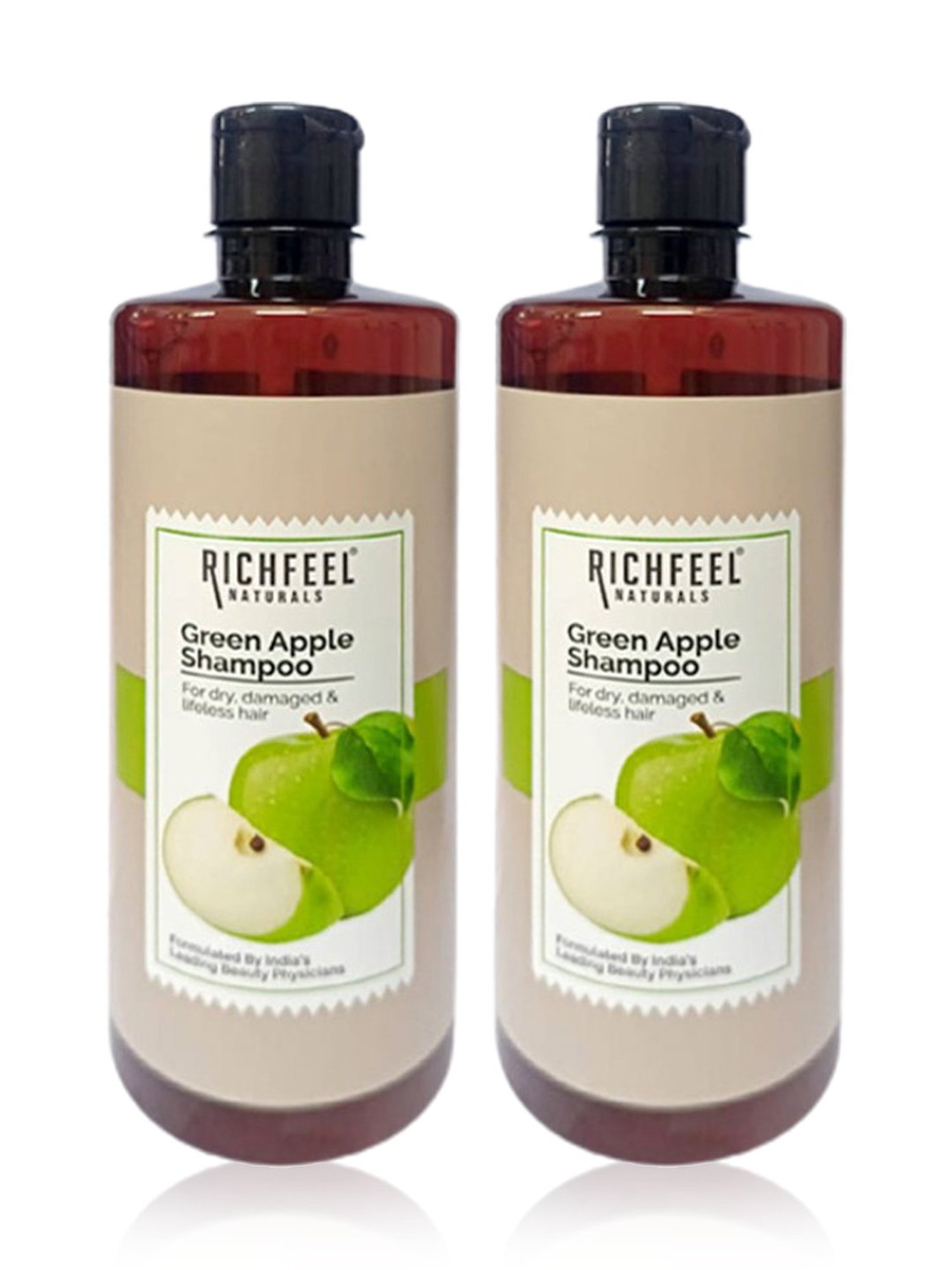 Richfeel Green Apple Shampoo - Pack of 2