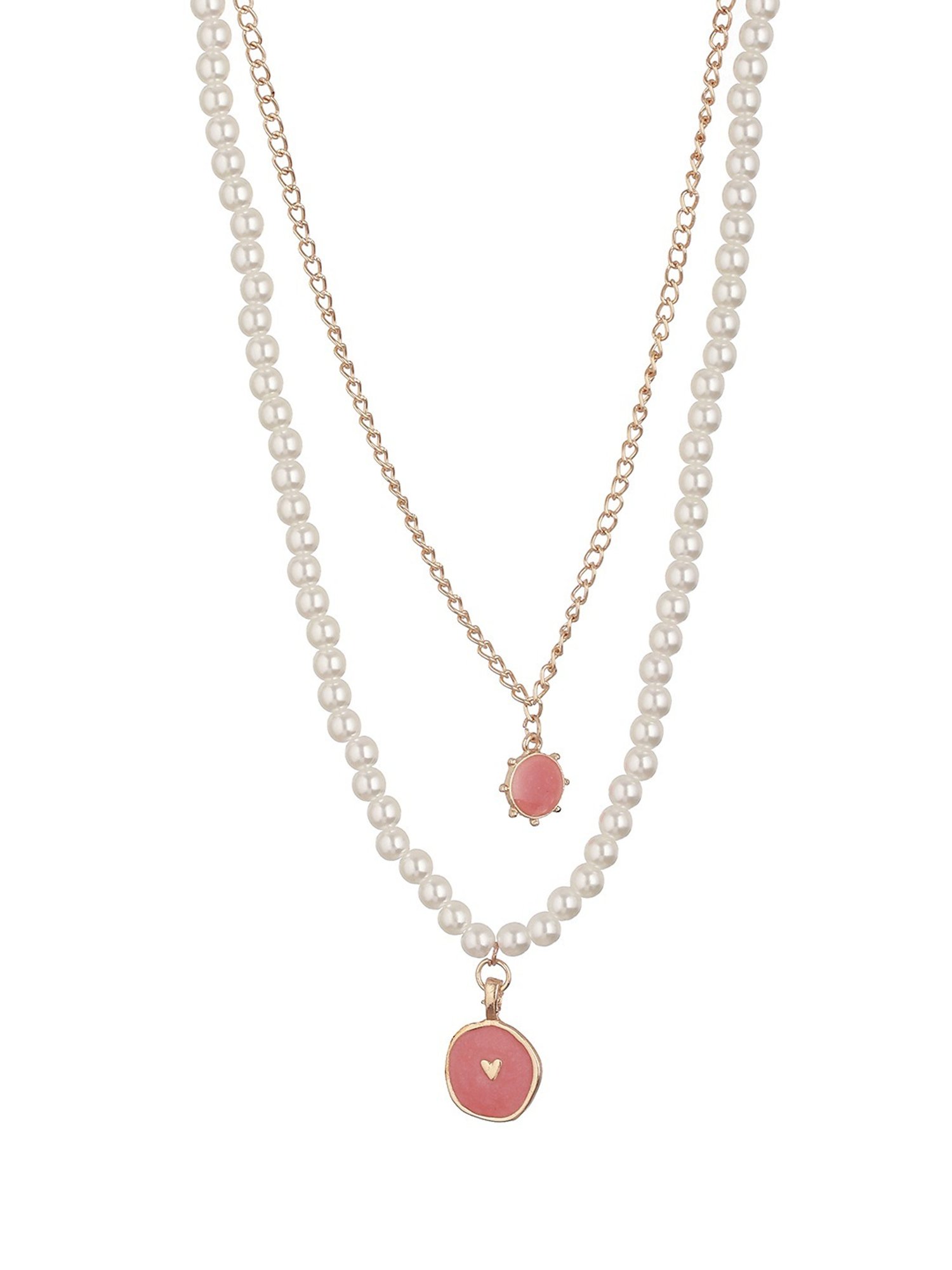 Aatmana Gold-Plated & Pearl Layered Necklace