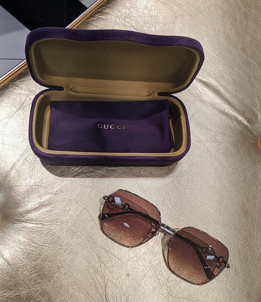 Gucci Women's Gg0882sa Rectangular 60mm Sunglasses