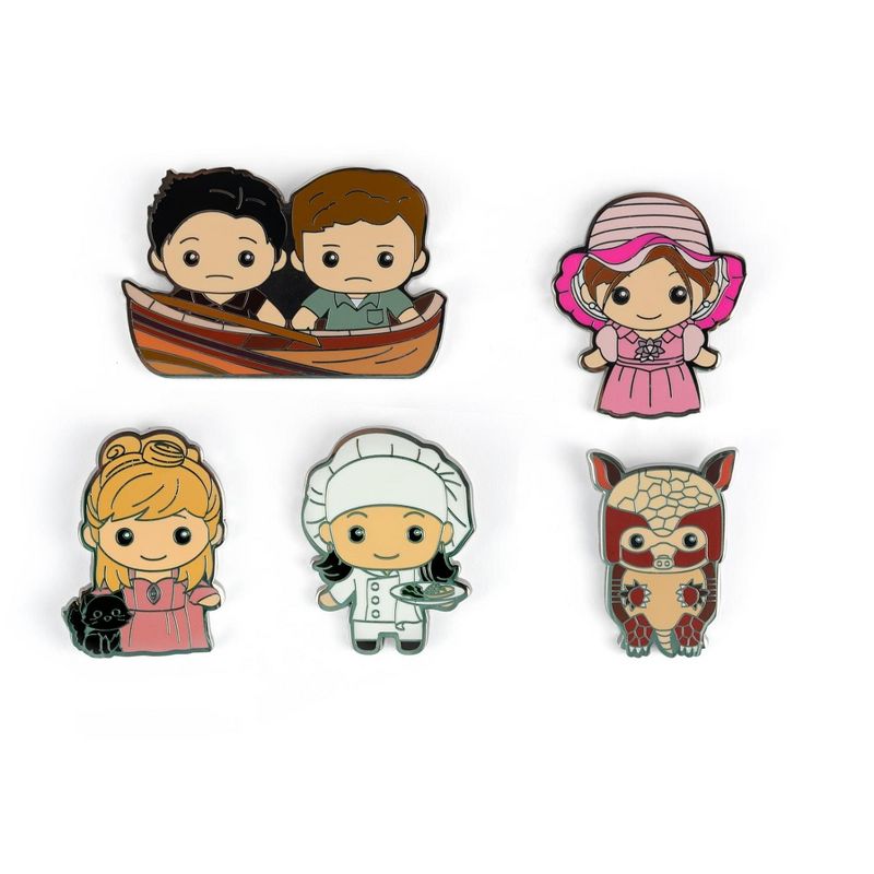 Friends Exclusive Chibi Characters 5-Piece Enamel Pin Set