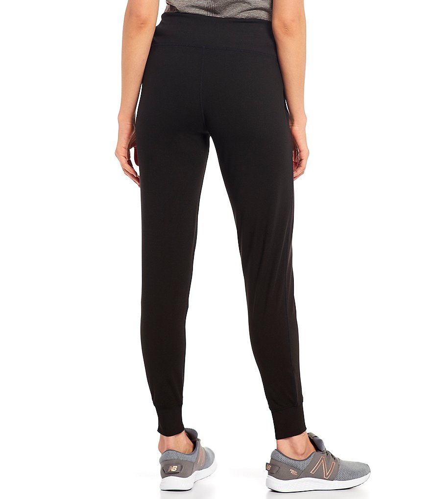 Kinesis High Rise Slim Sueded Jersey Joggers