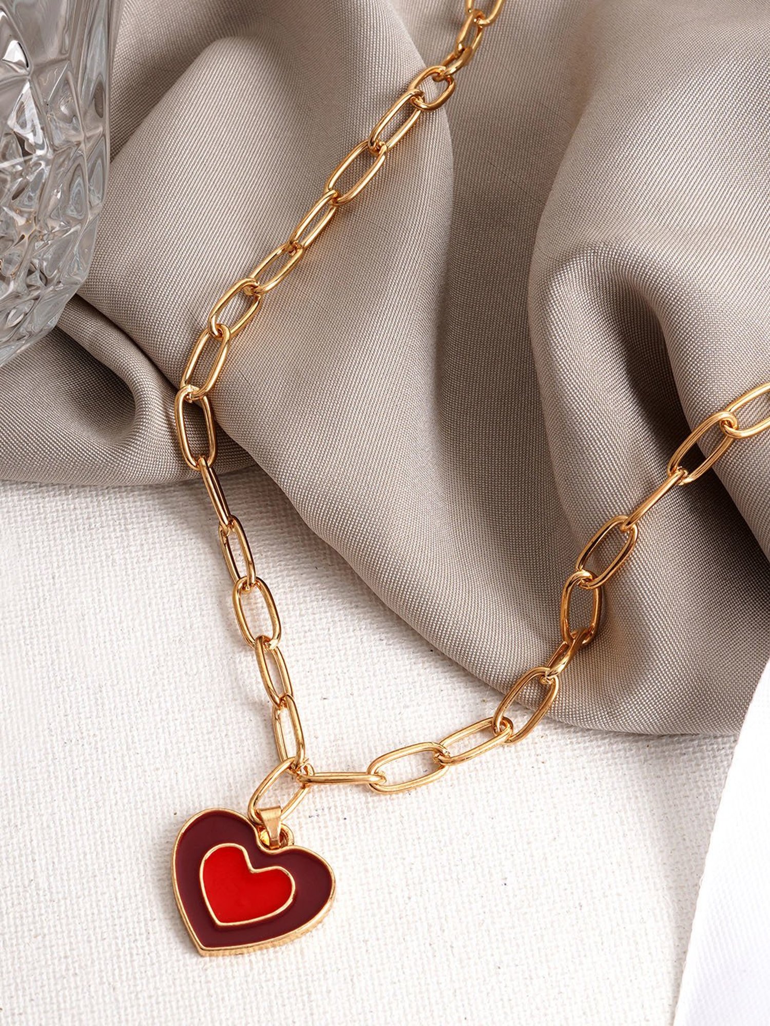 Joker & Witch Faye Heart Red Princess Necklaces