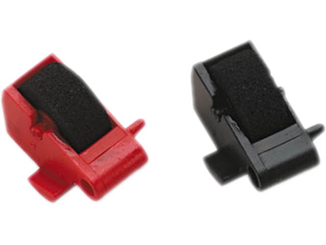 R14772 Compatible Ink Rollers, Black/Red, 2/Pack