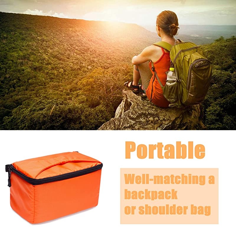 Camera Bag Insert with Sleeves Camera Protection Case for Nikon, Canon, Sony, Pentax,Olympus Panasonic, Samsung & Many More