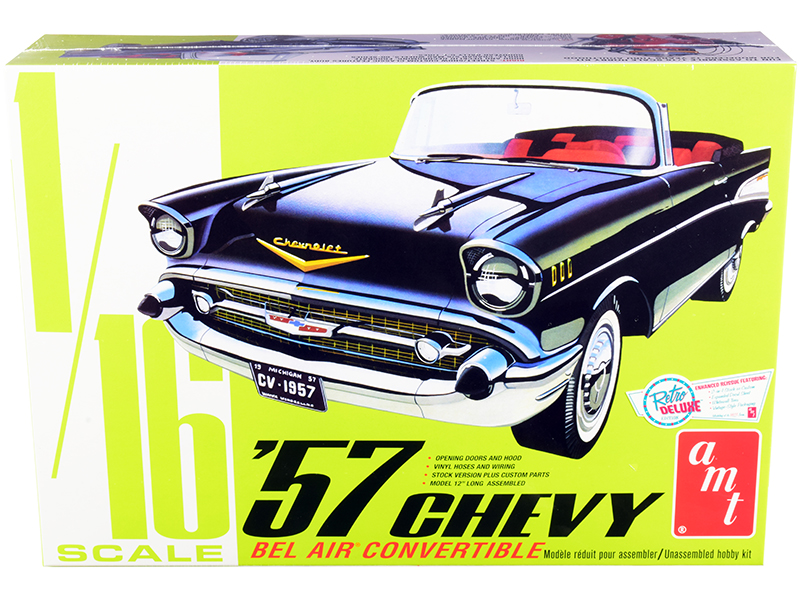 Skill 2 Model Kit 1955 Chevrolet Nomad 3-in-1 Kit "Trophy Series" 1/25 Scale Model by AMT