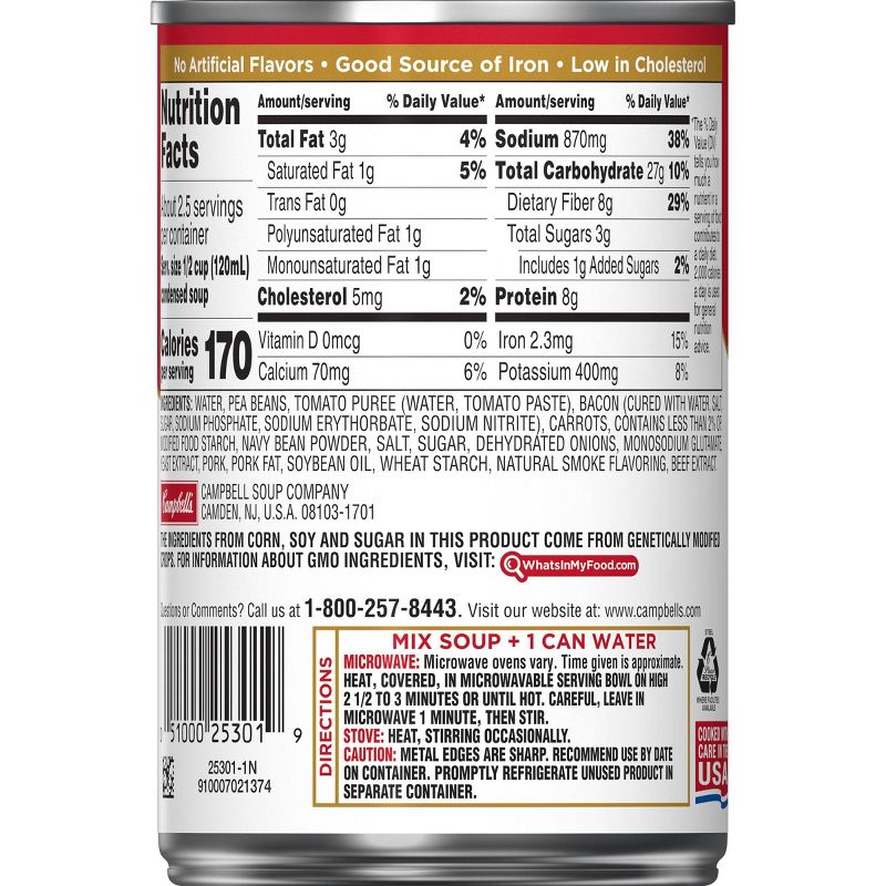 Campbell's Condensed Bean with Bacon Soup 11.5oz