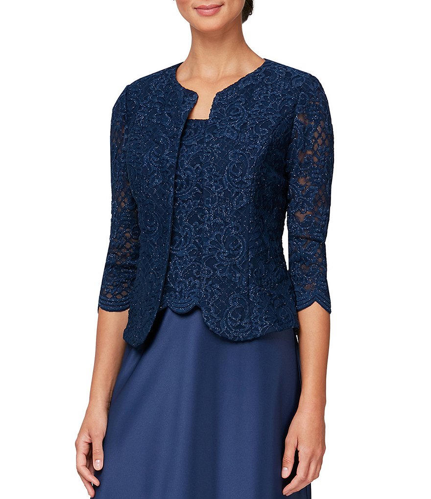 Alex Evenings Stretch Velvet Long Sleeve Ruched Beaded Accent Collar Boat Neck Blouse