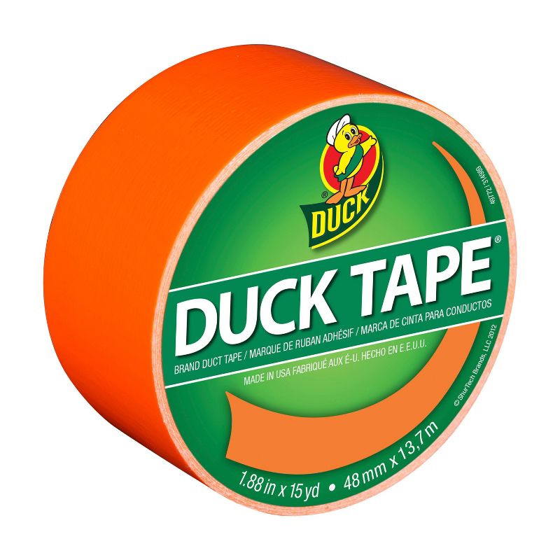 Duck 3pk 1.88" x 15yd Duct Tape Orange