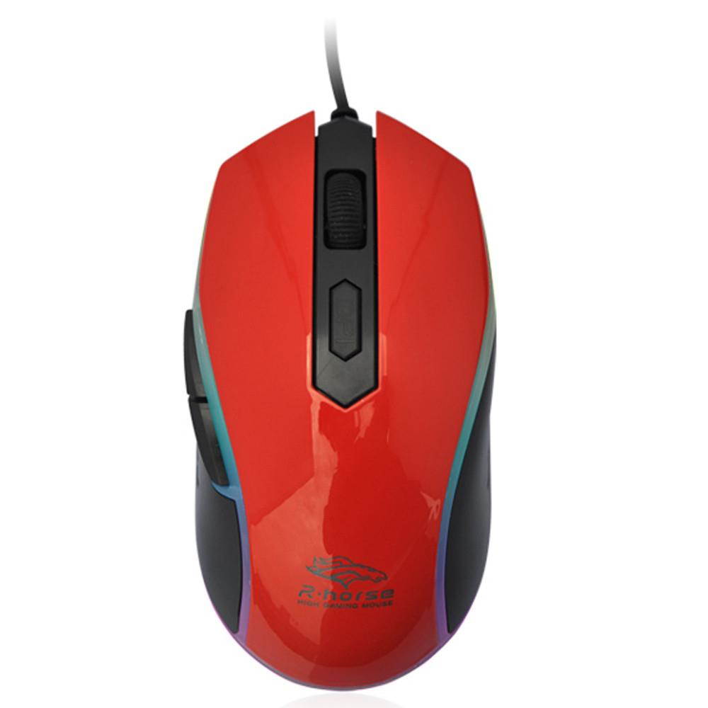 2018 Gaming Mouse Fashion LED 3200 DPI USB Wired Optical Gaming Mice Mouse For PC Laptop Ergonomics Optical Mouse SALE