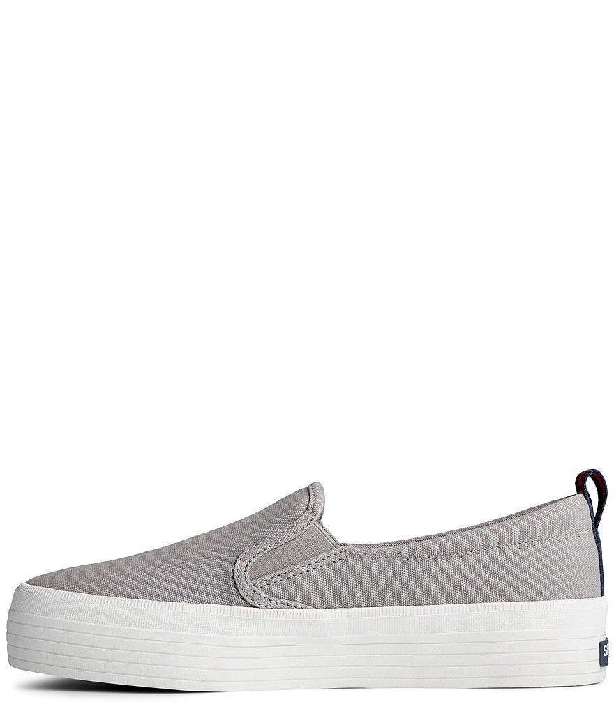 Sperry Women's Crest Twin Gore Canvas Platform Slip-On Sneakers