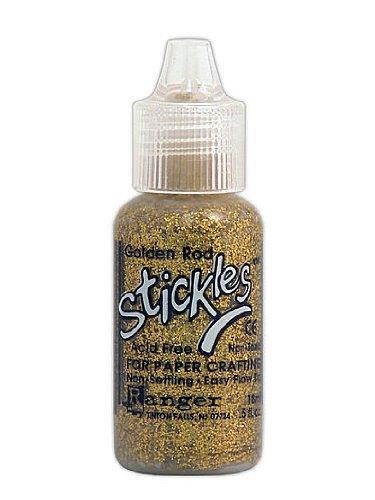 Ranger Stickles Glitter Glue golden rod 0.5 oz. bottle PACK OF 6
