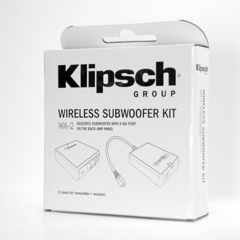 Klipsch SPL-100 10" Subwoofer (Ebony) with WA-2 Wireless Subwoofer Kit