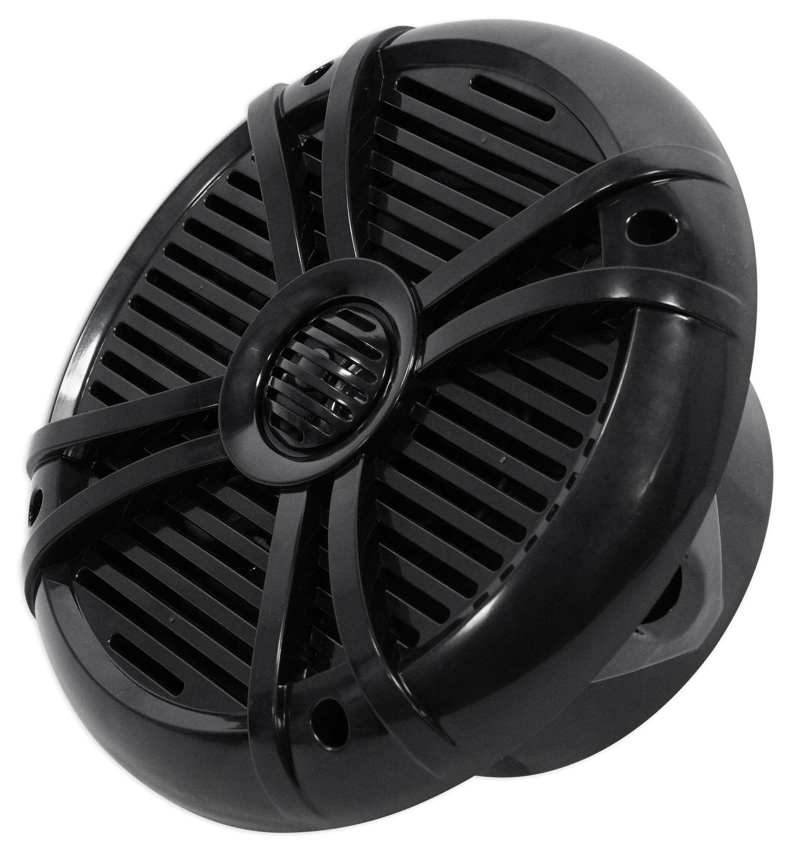 4 rockville rmsts80b 8" 2000 watt waterproof marine boat speakers 2way black