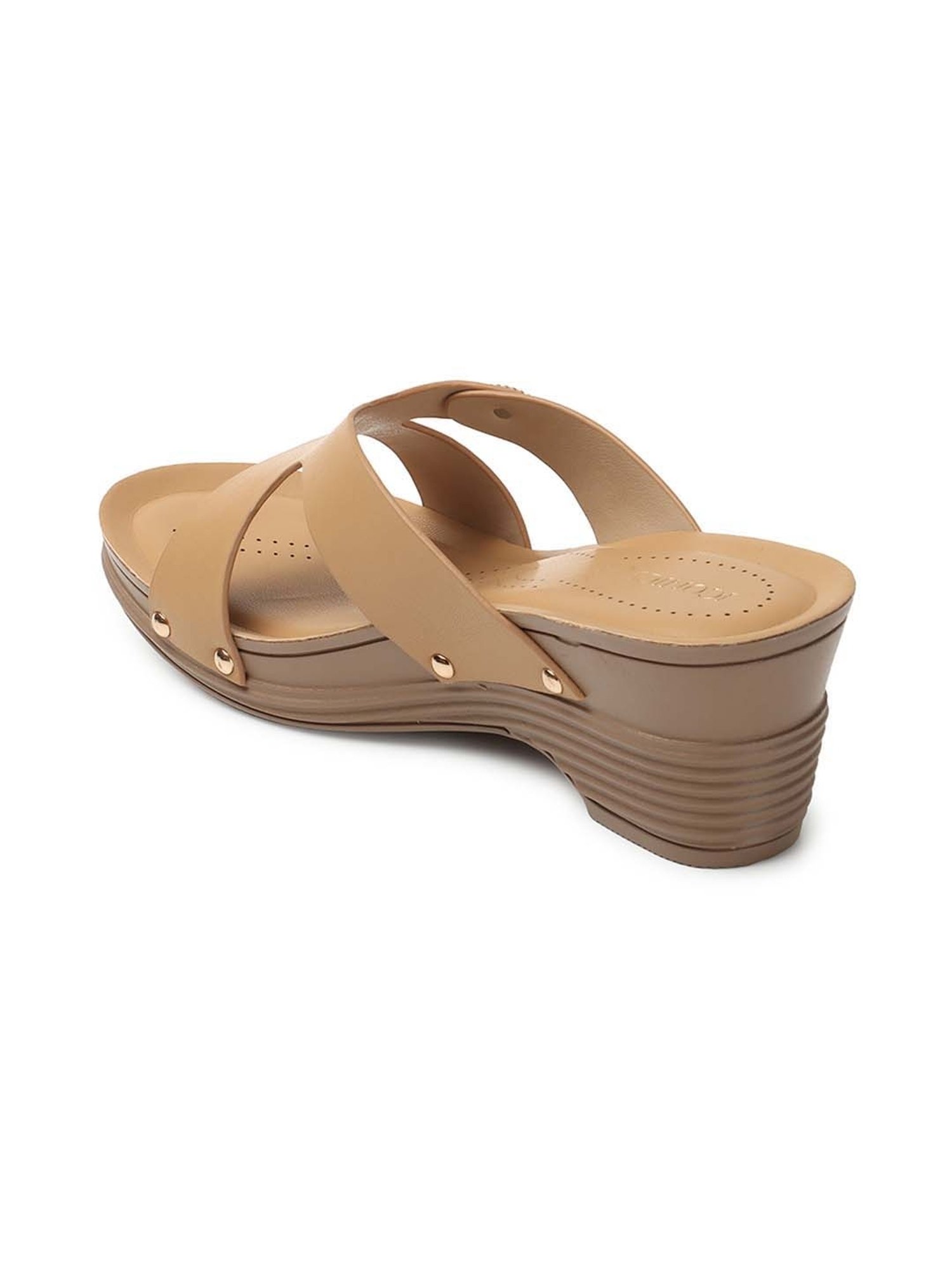 Iconics Women's Tan Casual Sandals