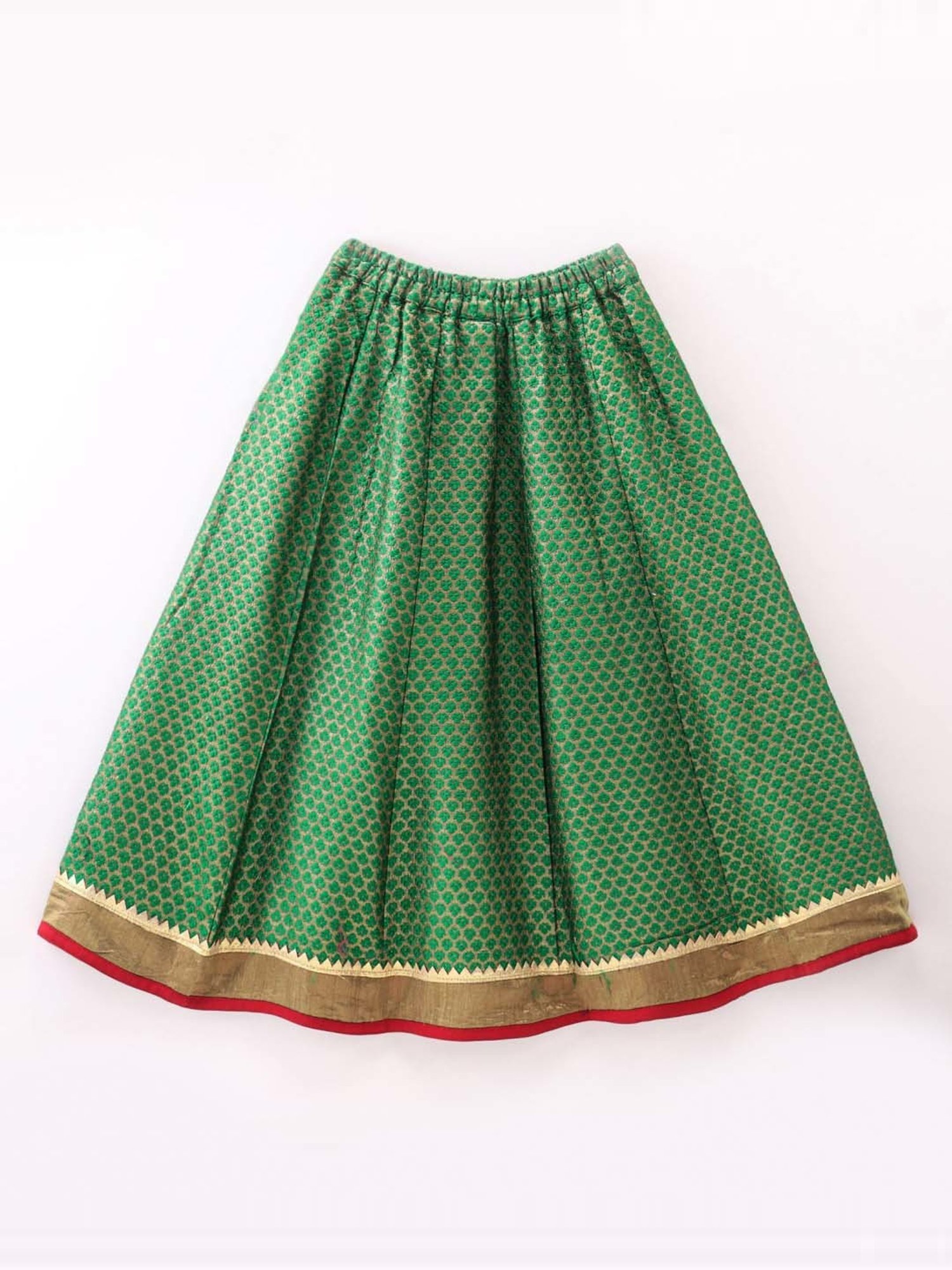 TWISHA Kids Red & Green Printed Top Set