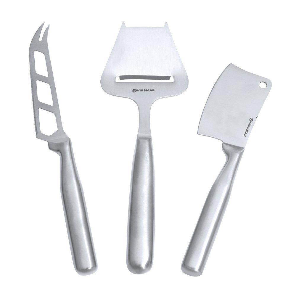 Swissmar Stainless Steel 3Pc Cheese Knife Set