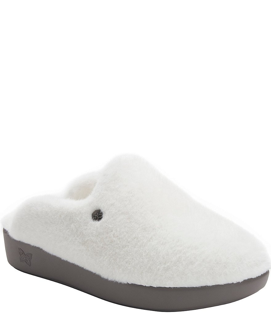 Alegria Leisurelee Faux Fur Shearling Slipper Clogs