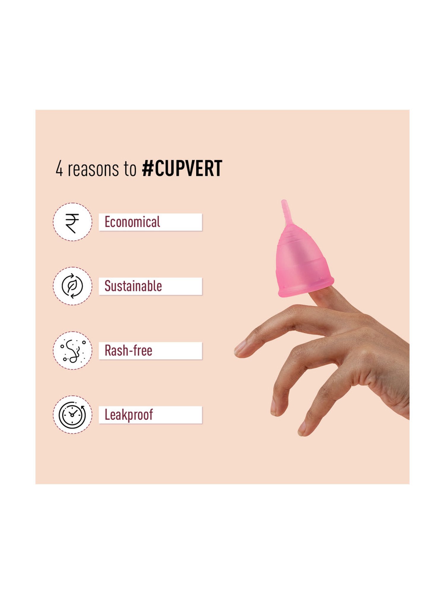 CARMESI Menstrual Cup With Pouch - Small
