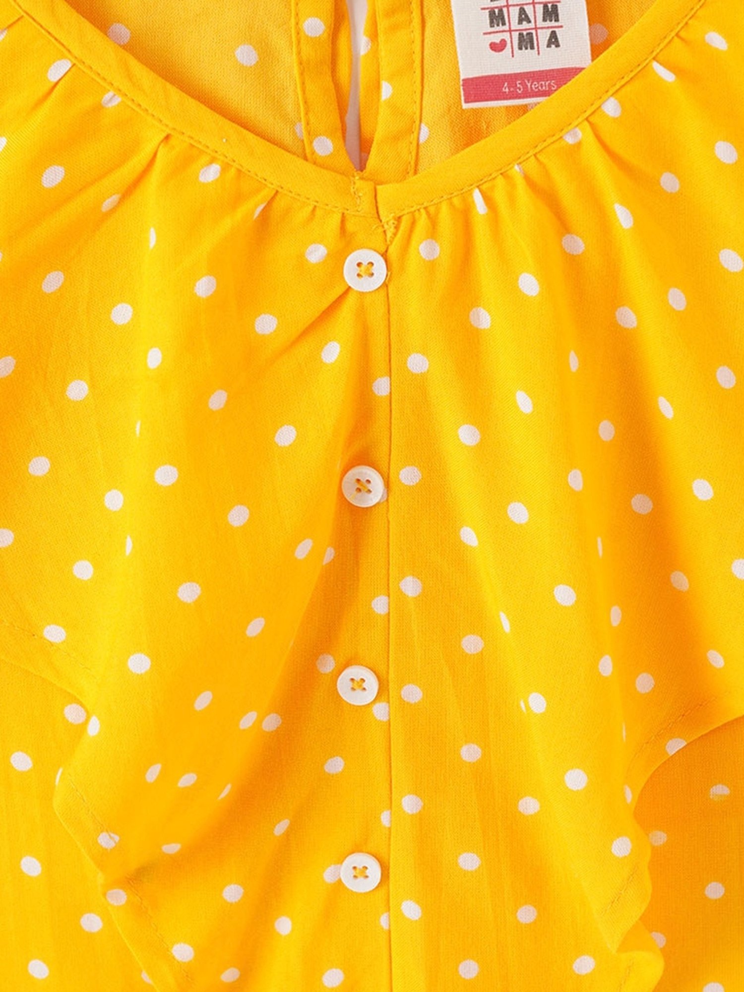 Ed-a-Mamma Kids Yellow Printed Top