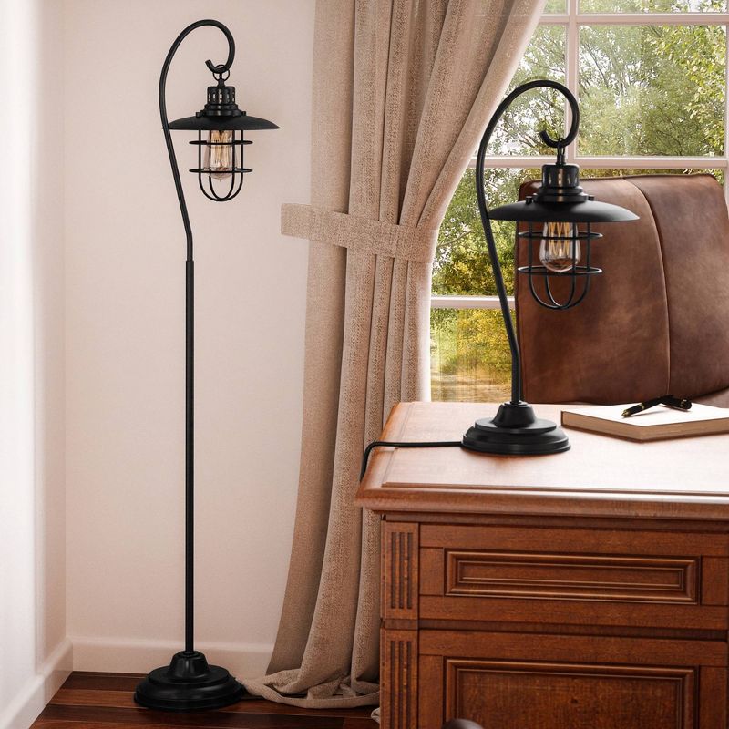 Lanterna II 1 Light Floor Lamp (Includes Light Bulb) Dark Bronze - Lite Source