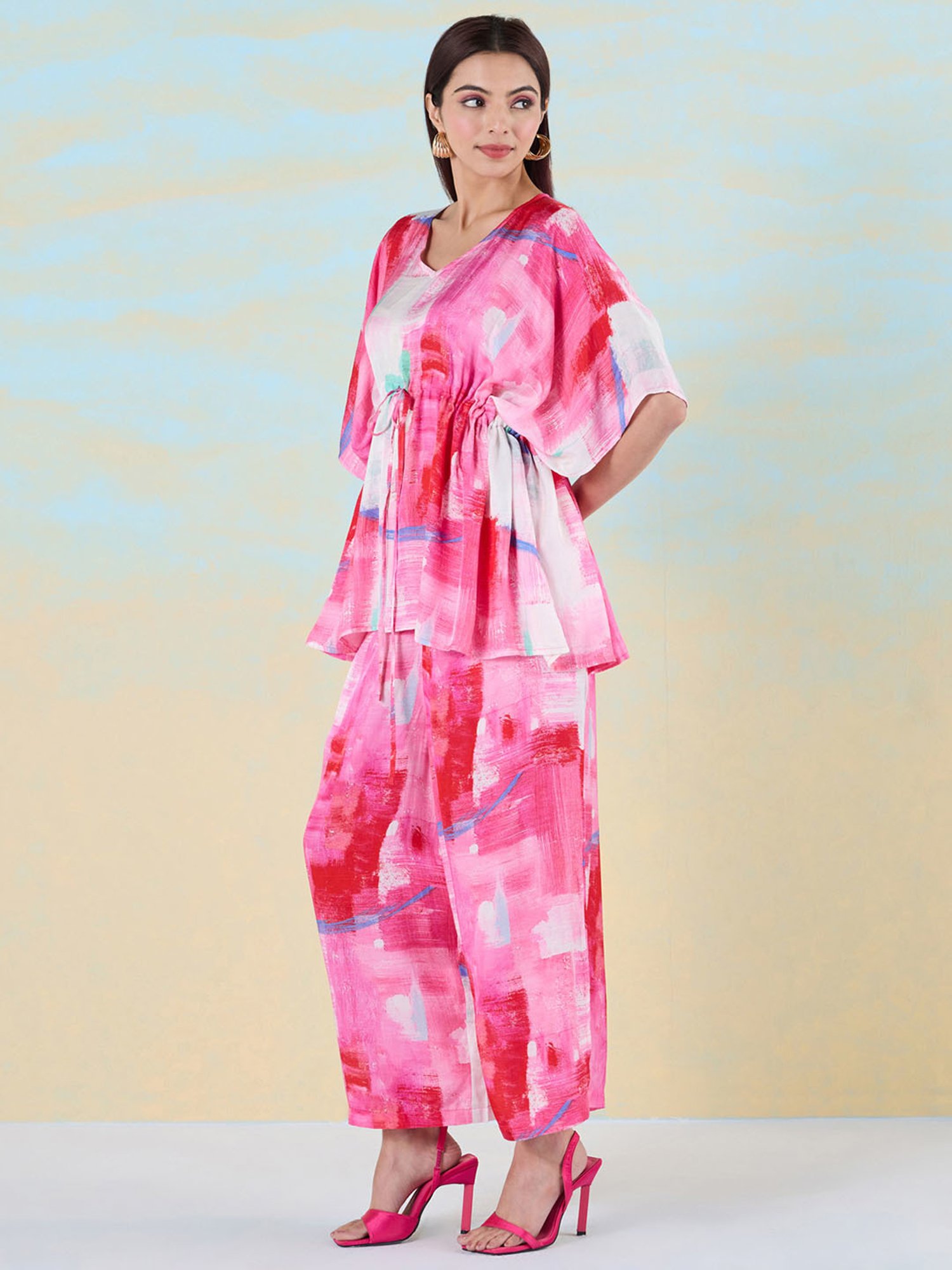 navyasa by liva Pink Tunic & Pants Set