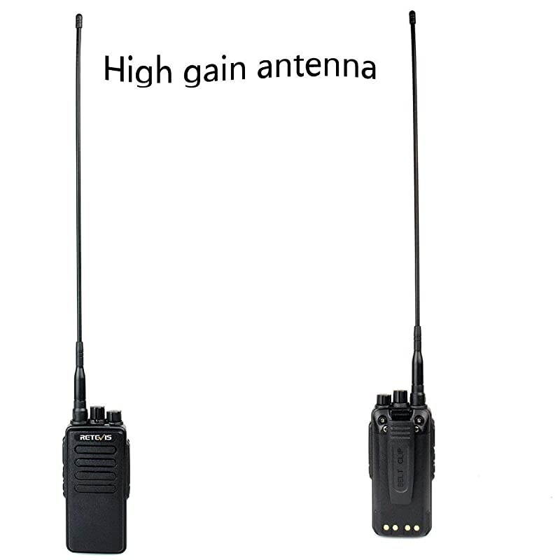 RT1 Two Way Radio Long Range Outdoor, 3000mAh Rechargeable Walkie Talkie 16 Channel VOX 2 Way Radio with Earpiece, for Hiking, Farm (1 Pack)