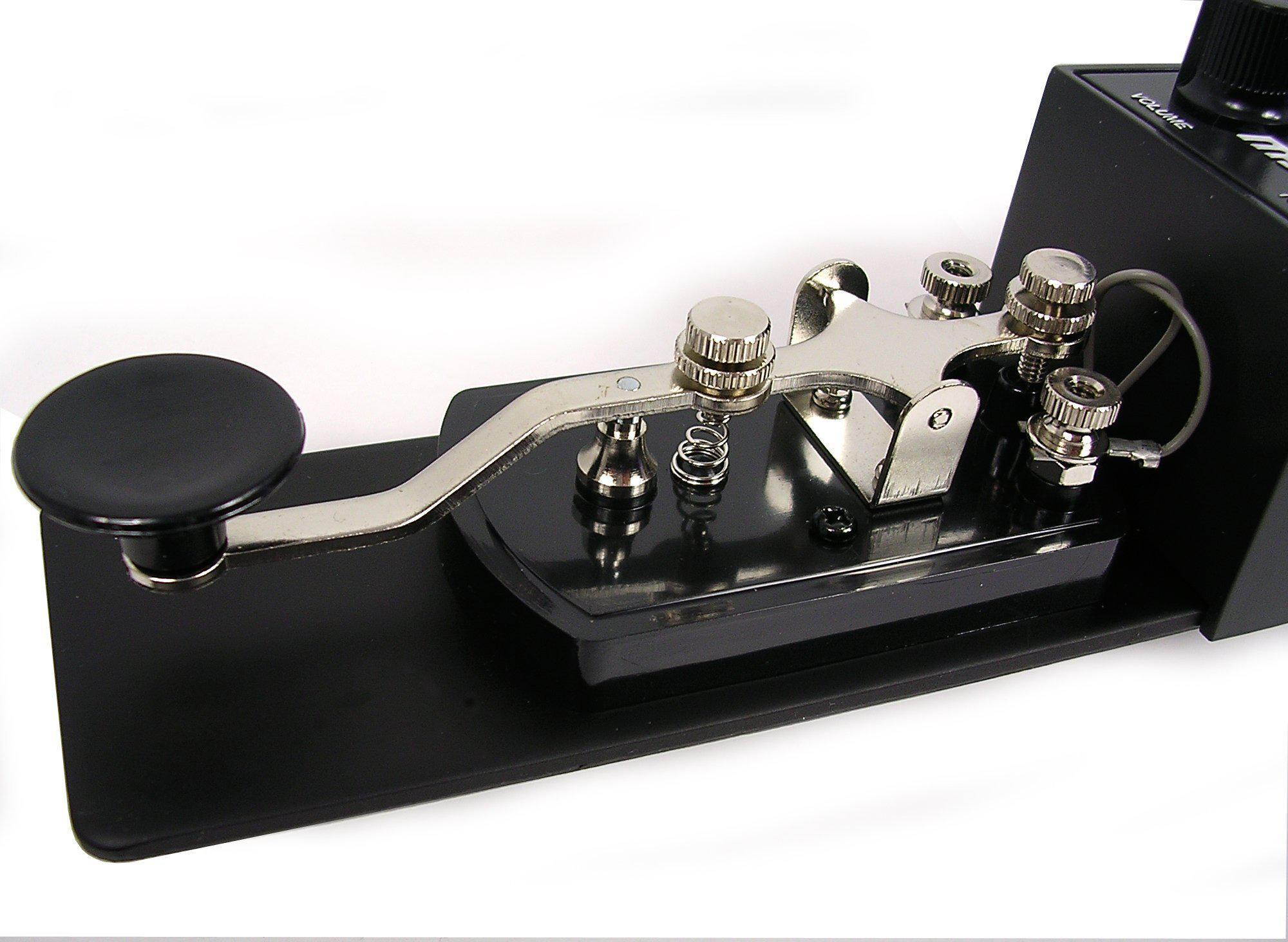 MFJ Enterprises Original MFJ-557 Deluxe Morse Code Practice Oscillator Straight Key w/ Volume Control