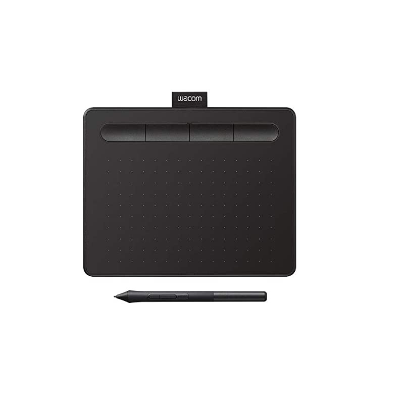 CTL4100 Intuos Graphics Drawing Tablet with Software, 7.9" X 6.3", Black, Small