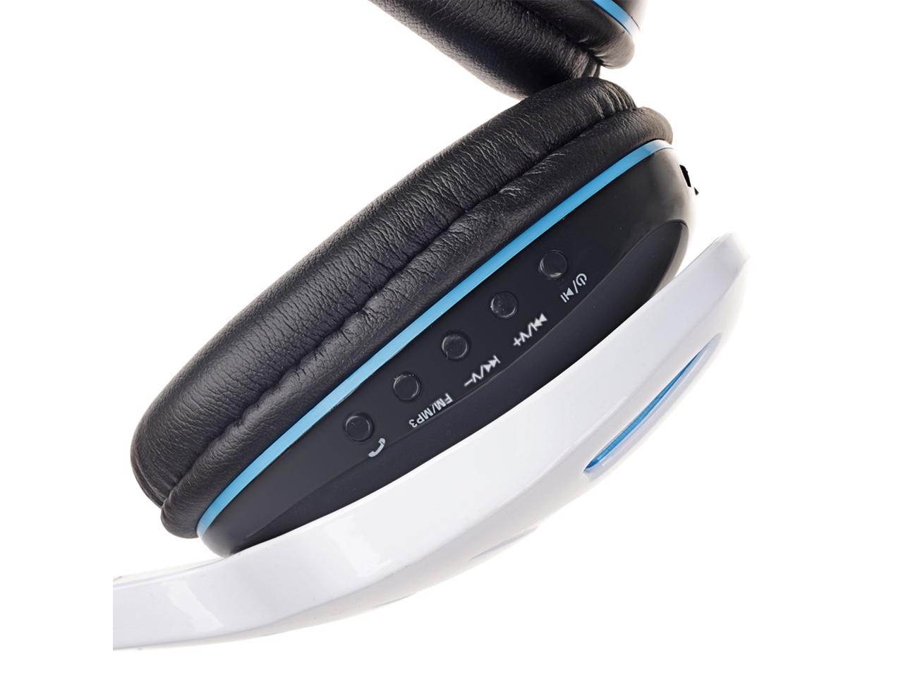 COMBATERWING Wireless Bass Bluetooth Stereo Over Ear Headset with Mic FM MP3 EQ TF Slot for iPhone 6s/6s Plus iPad PC Samsung