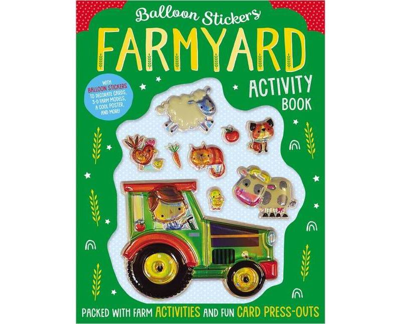 Farmyard Activity Book - (Balloon Stickers) by Make Believe Ideas Ltd (Paperback)