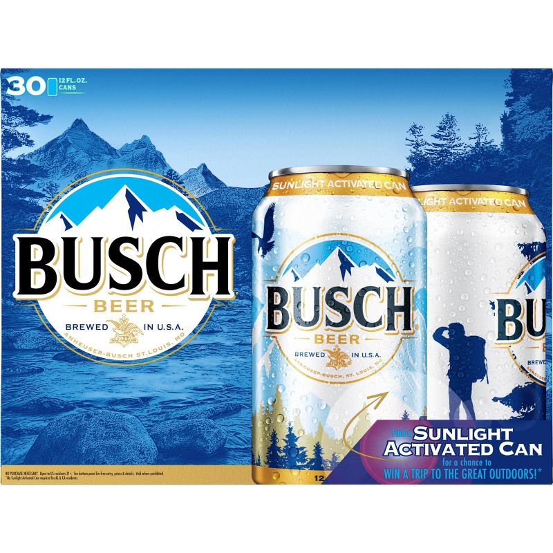 Busch Beer - 30pk/12 fl oz Cans