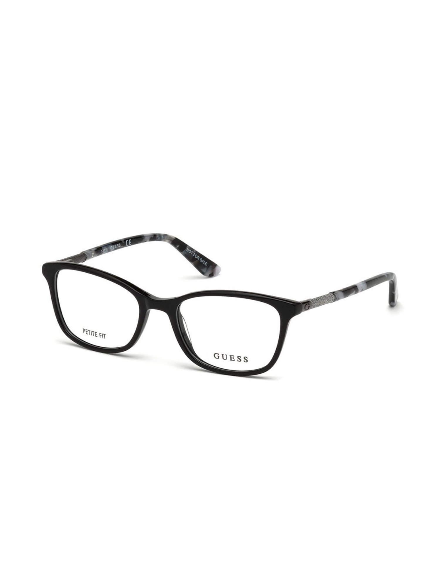 Guess Black Rectangular Eye Frames for Women