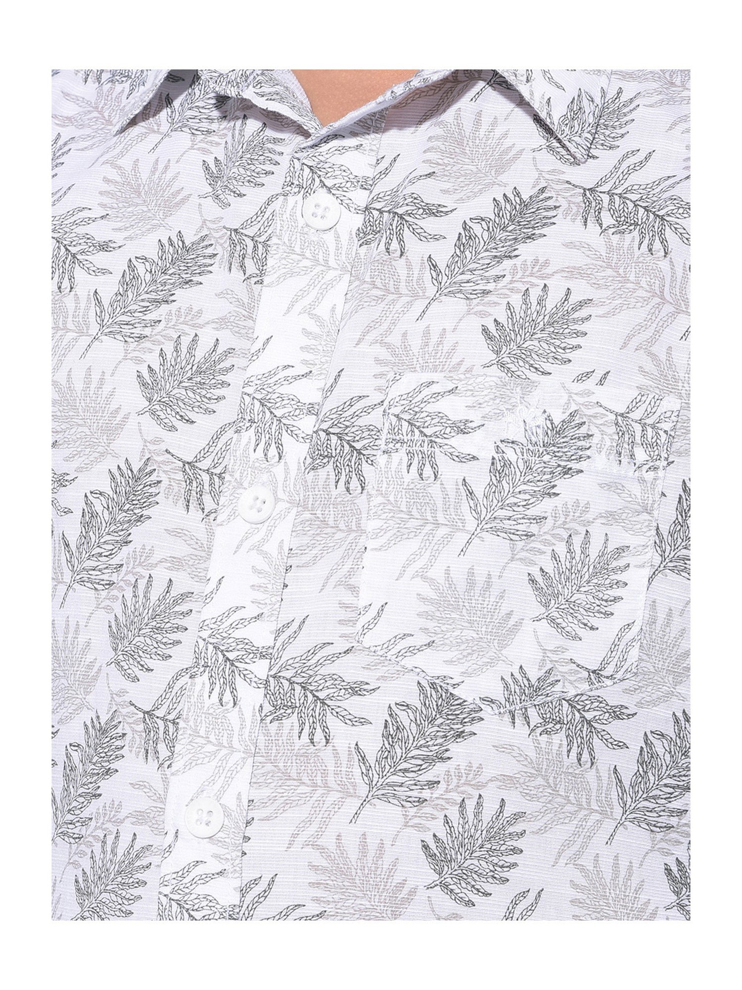 Crimsoune Club Kids White Printed Shirt