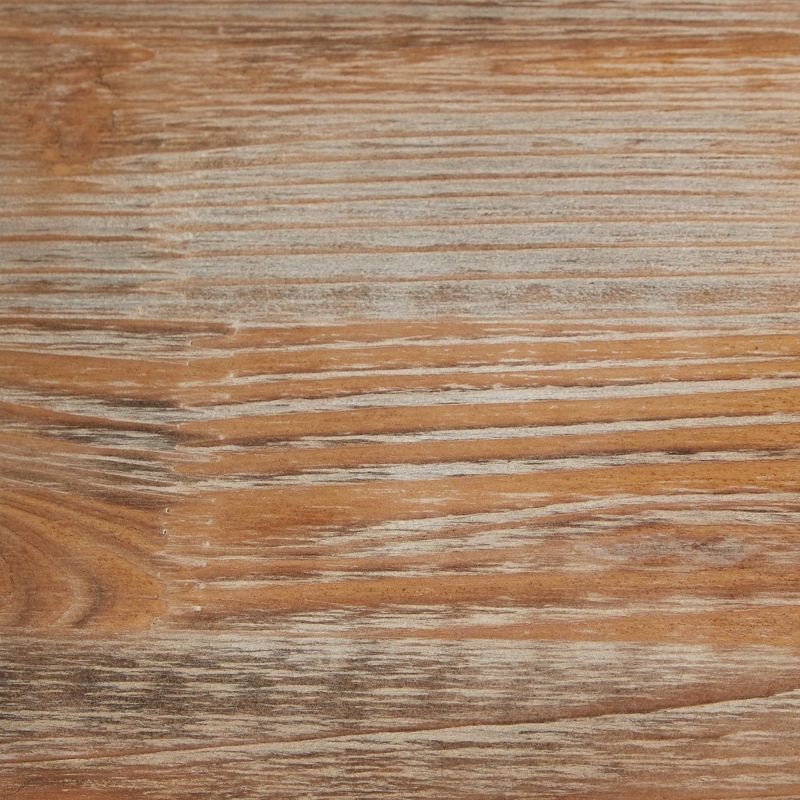 15" Indoor/Outdoor Iron Rustic Triple Planter Stand Brown - Zings & Thingz