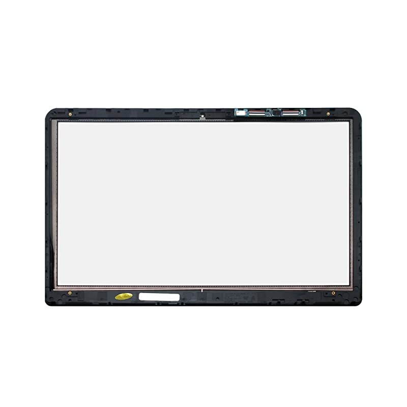 Replacement 156 inches Touch Screen Digitizer Front Glass Panel Bezel with Board for HP ENVY x360 m6w103dx m6w104dx m6w010dx m6w011dx m6w012dx m6w014dx m6w015dx Touch Digitizer+Bezel