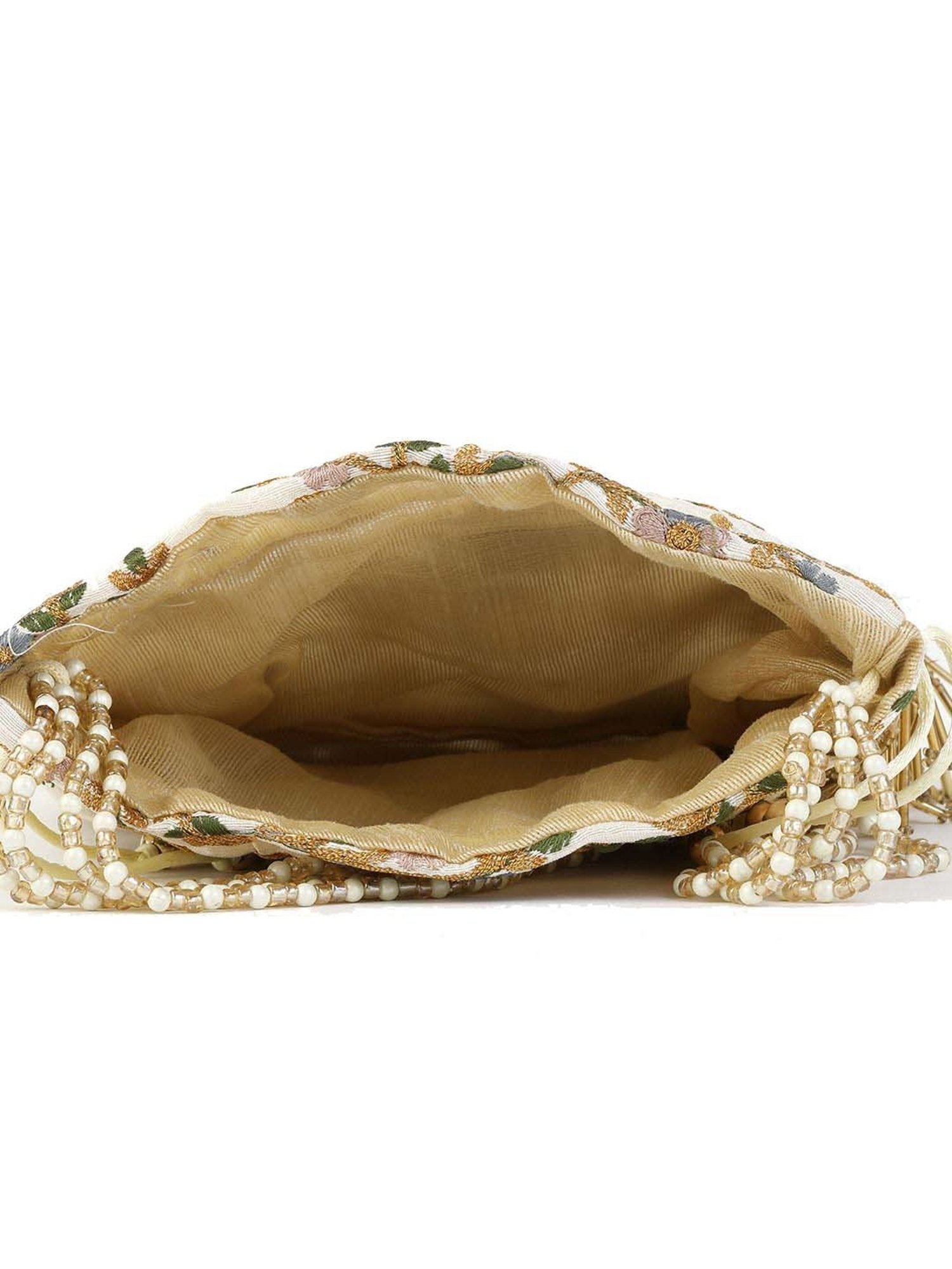 Call It Spring Silver Embellished Potli